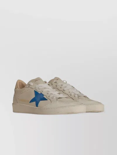 Golden Goose 'star Detail' Perforated Leather Sneakers In Brown