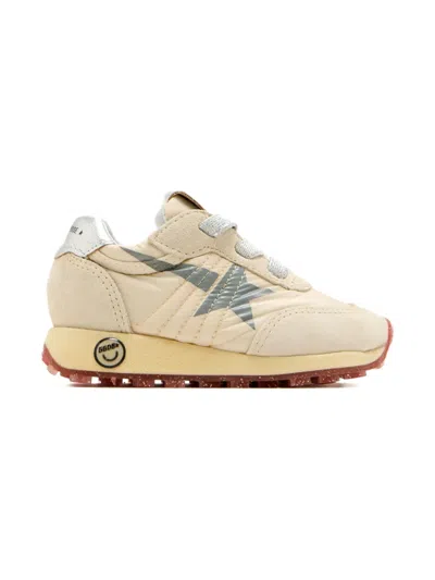 Golden Goose Kids' Star-detail Sneakers In Neutral