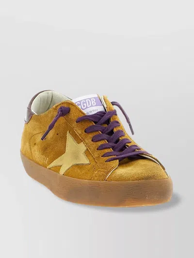 GOLDEN GOOSE STAR DETAIL SUEDE LACE-UP SNEAKERS