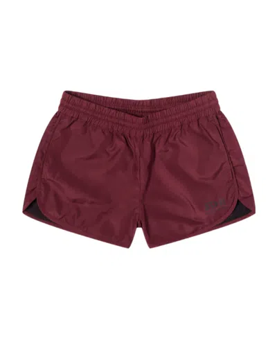 Golden Goose Star Diana Running Shorts In Red