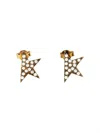 Golden Goose Golden Star-shaped Embellished Earrings In Gold
