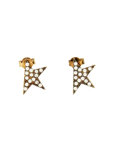 Golden Goose "star" Earrings In Gold
