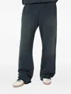 Golden Goose Distressed-effect Black Jogger Pants Men In Black