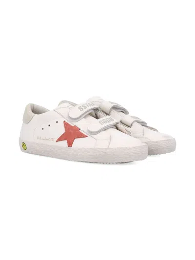 Golden Goose Kids' Star-embellished Trainers In White