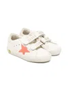 Golden Goose Star-embellished Velcro Trainers In Neutral