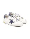 Golden Goose Star-embellished Velcro Trainers In White