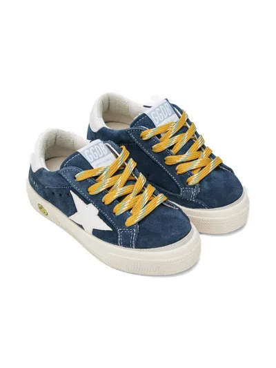 Golden Goose Babies' Star-embellishment Sneakers In Blue