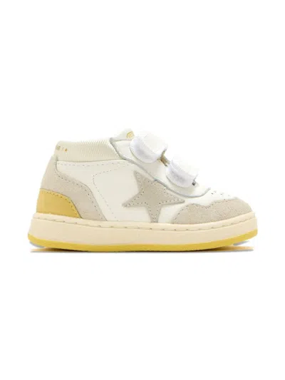 Golden Goose Kids' Star-embellishment Sneakers In Neutral