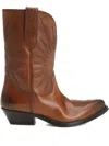 Golden Goose Wish Star Low Boots With Embroideries Leather Upper