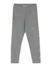 Golden Goose Patterned Leggings In Grey