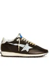 Golden Goose Womens Blk/white Women's Marathon 90167 Runner Leather And Mesh Low-top Trainers In Black