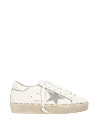 Golden Goose Deluxe Brand Hi Star Lace-up Sneakers In White