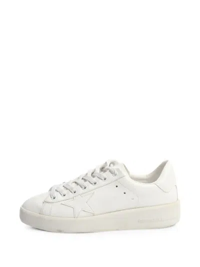 Pre-owned Golden Goose Star Leather Sneakers In White