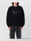 Golden Goose Black Sweatshirt With Logo Printed On The Front