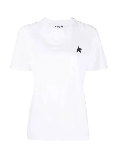 Golden Goose Star Logo T-shirt In White