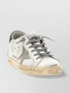 Golden Goose 'star' Low-top Distressed Sneakers With Star Detail