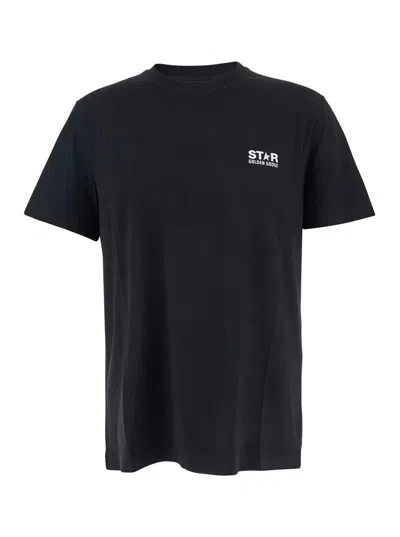Golden Goose Star M's Regular T-shirt / Logo/ Big Star Back/ Blackboard