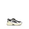 Golden Goose Leather Trainers With Mesh Panels In Multi