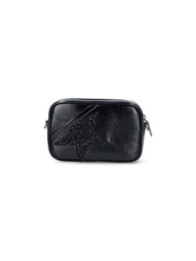 Golden Goose Deluxe Brand Mini Star Embellished Shoulder Bag In Black
