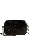 Golden Goose Women Star Mini Leather Crossbody Bag In Black