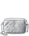 Golden Goose Star Mini Leather Crossbody In Gray
