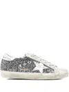 Golden Goose Women Super-star Leather Sneakers In Gray
