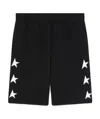 Golden Goose Diego Star Short Sweatpants In Black