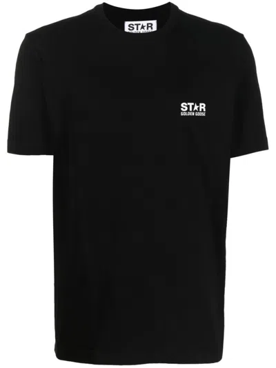 Golden Goose Star Ms Regular T-shirt In Black