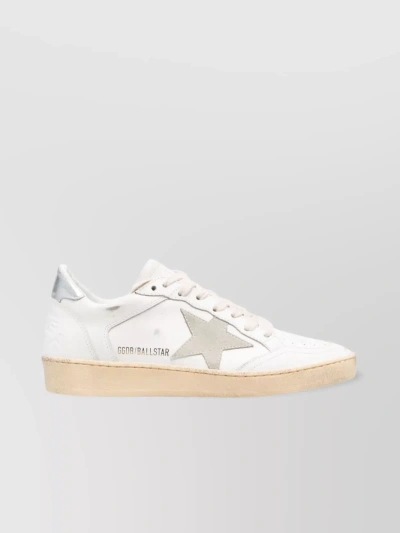 GOLDEN GOOSE STAR PATCH DISTRESSED LEATHER SNEAKERS
