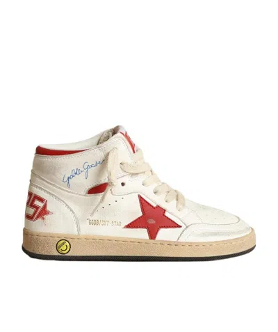 Golden Goose Star-patch Hi-top Sneakers In Nude