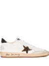 Golden Goose Star-patch Lace-up Sneakers In White