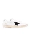 Golden Goose 'stardan' White Low Top Sneakers With Star Patch In White