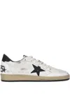 Golden Goose Star-patch Leather Sneakers In White