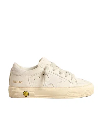 Golden Goose Star-patch Low-top Sneakers In Nude