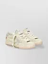 Golden Goose Low Top Leather Sneakers With Star Detail In Gray