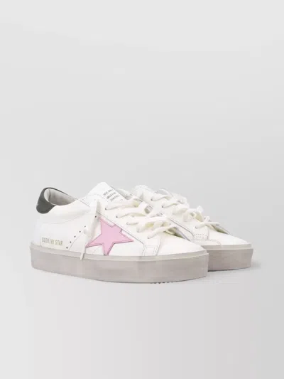 Golden Goose Star Patch Rubber Sole Sneakers In White