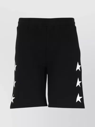GOLDEN GOOSE STAR PRINT BERMUDA SHORTS