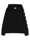 Golden Goose Star-print Cotton-blend Hoodie In Black