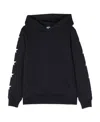 Golden Goose Star-print Cotton-blend Hoodie In Black