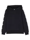 Golden Goose Star-print Cotton-blend Hoodie In Blue