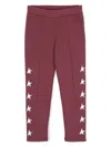 Golden Goose Star-print Jersey Trousers In White,blue Royal