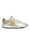 Golden Goose Deluxe Brand Running Marathon M 77 Sports Sneakers In Silver