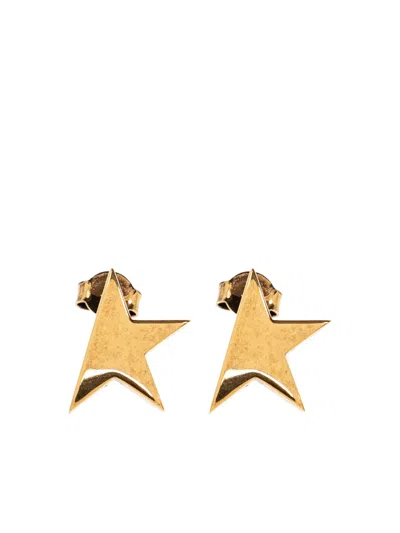Golden Goose Star-shaped Earrings In Gold