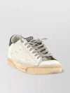 Golden Goose 'star' Sneakers With Contrast Heel Tab In White