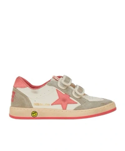 Golden Goose Star Sticker Sneakers In Nude