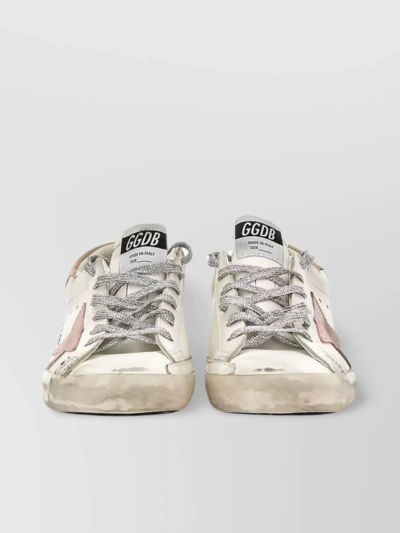Golden Goose Star Suede Low-top Sneakers In White
