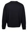 Golden Goose Cotton Crewneck Sweatshirt In Black