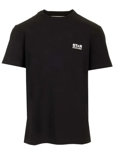 Golden Goose Star T-shirt In Black