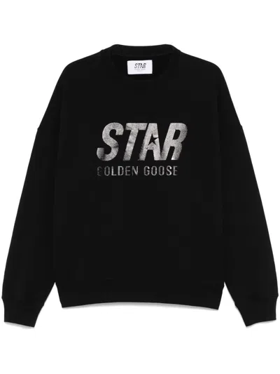 GOLDEN GOOSE GOLDEN GOOSE STAR UNISEX BOXY CREWNECK SWEATSHIRT CLOTHING