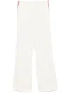 Golden Goose Wide-leg Track Pants In 20103 Papyrus